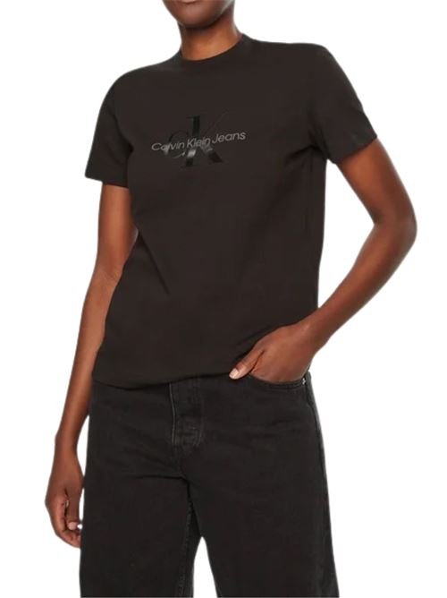 T-shirt regular glossy logo Calvin Klein Jeans | J20J224983BEH